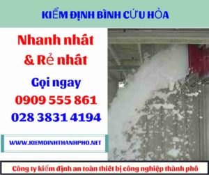 hình ảnh kiểm định bình cứu hỏa