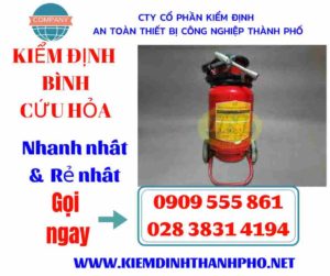 Hình ảnh kiểm định bình cứu hỏa