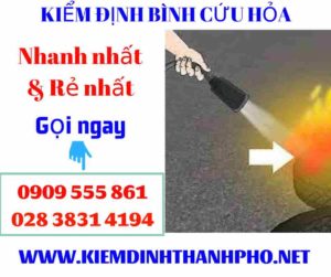 Hình ảnh kiểm định bình cứu hỏa