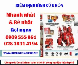 hình ảnh kiểm định bình cứu hỏa