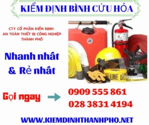 hình ảnh kiểm định bình cứu hỏa