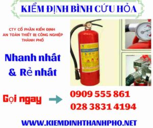 hình ảnh kiểm định bình cứu hỏa