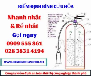 hình ảnh kiểm định bình cứu hỏa