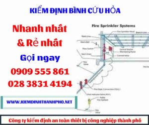 hình ảnh kiểm định bình cứu hỏa