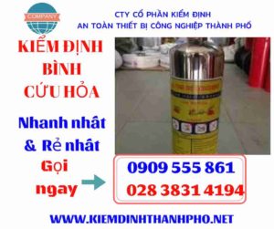 hình ảnh kiểm định bình cứu hỏa