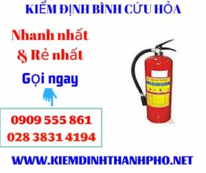 Hình ảnh kiểm định bình cứu hỏa