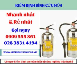 hình ảnh kiểm định bình cứu hỏa