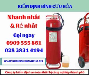 hình ảnh kiểm định bình cứu hỏa