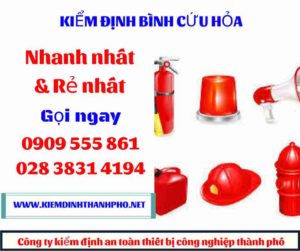 hình ảnh kiểm định bình cứu hỏa