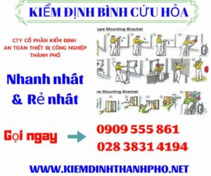 hình ảnh kiểm định bình cứu hỏa