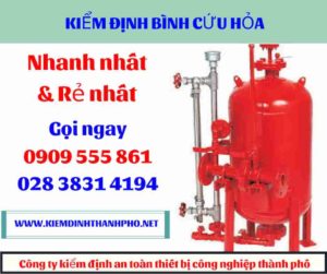 hình ảnh kiểm định bình cứu hỏa