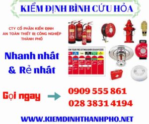 hình ảnh kiểm định bình cứu hỏa