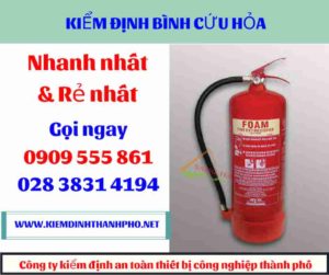 hình ảnh kiểm định bình cứu hỏa