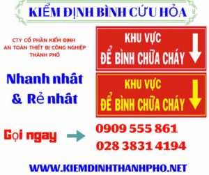 hình ảnh kiểm định bình cứu hỏa