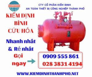 hình ảnh kiểm định bình cứu hỏa