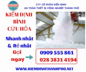 hình ảnh kiểm định bình cứu hỏa