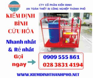 hình ảnh kiểm định bình cứu hỏa