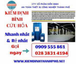 hình ảnh kiểm định bình cứu hỏa