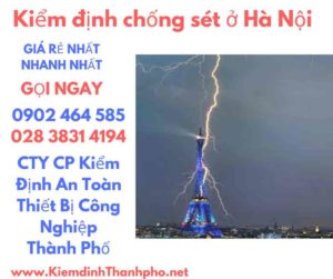 hình ảnh kiểm định chống sét ở Hà Nội