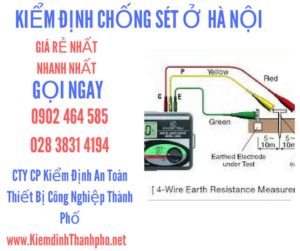 hình ảnh kiểm định chống sét ở Hà Nội