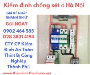 hình ảnh kiểm định chống sét ở Hà Nội