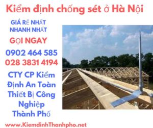 hình ảnh kiểm định chống sét ở Hà Nội