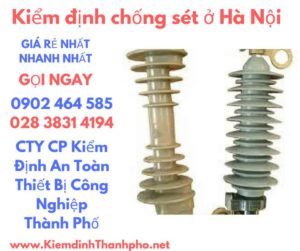 hình ảnh kiểm định chống sét ở Hà Nội