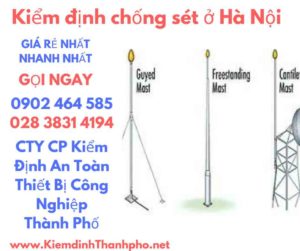 hình ảnh kiểm định chống sét ở Hà Nội