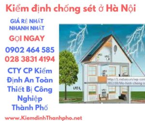 hình ảnh kiểm định chống sét ở Hà Nội