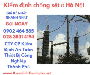 hình ảnh kiểm định chống sét ở Hà Nội