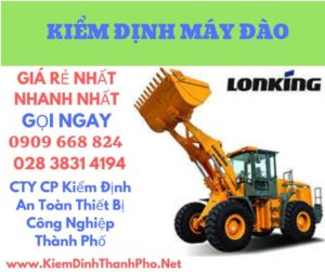 hình ảnh kiểm định máy đào