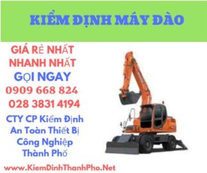 hình ảnh kiểm định máy đào