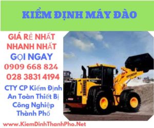 hình ảnh kiểm định máy đào