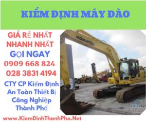 hình ảnh kiểm định máy đào