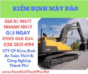 hình ảnh kiểm định máy đào