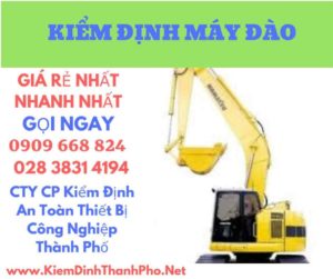 hình ảnh kiểm định máy đào