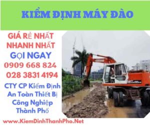 hình ảnh kiểm định máy đào