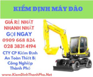 hình ảnh kiểm định máy đào