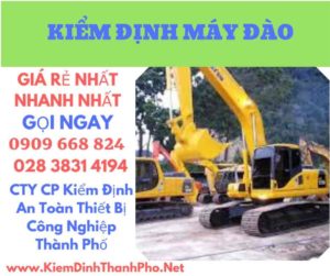 hình ảnh kiểm định máy đào