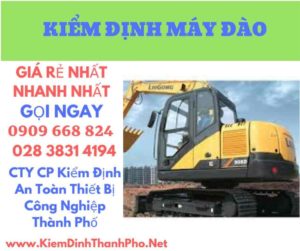 hình ảnh kiểm định máy đào