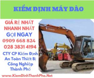 hình ảnh kiểm định máy đào