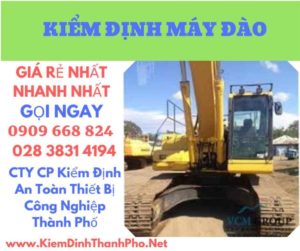 hình ảnh kiểm định máy đào