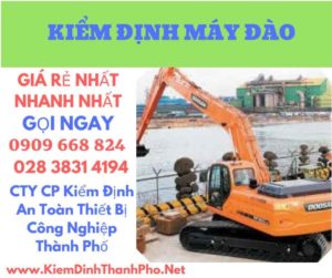 hình ảnh kiểm định máy đào