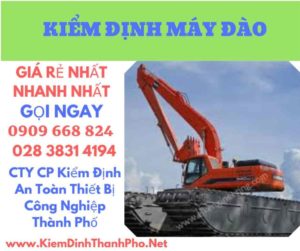 hình ảnh kiểm định máy đào