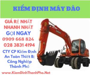 hình ảnh kiểm định máy đào