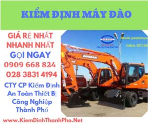 hình ảnh kiểm định máy đào