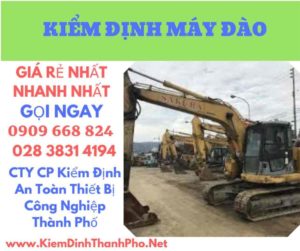 hình ảnh kiểm định máy đào