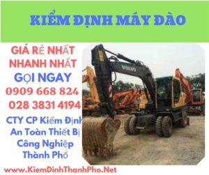 hình ảnh kiểm định máy đào