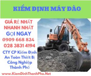 hình ảnh kiểm định máy đào