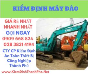 hình ảnh kiểm định máy đào